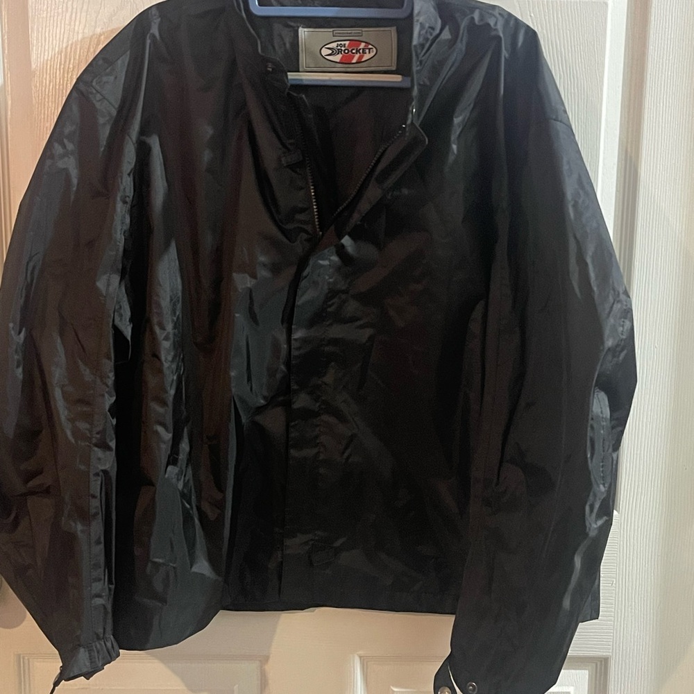 Joe Rocket Charcoal Motorcycle Windbreaker Jacket - Picture 2 of 5